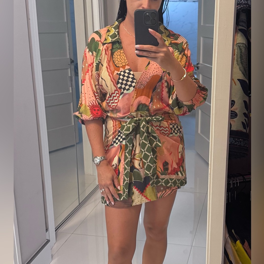 FARM Rio Colorful Patterned Dress